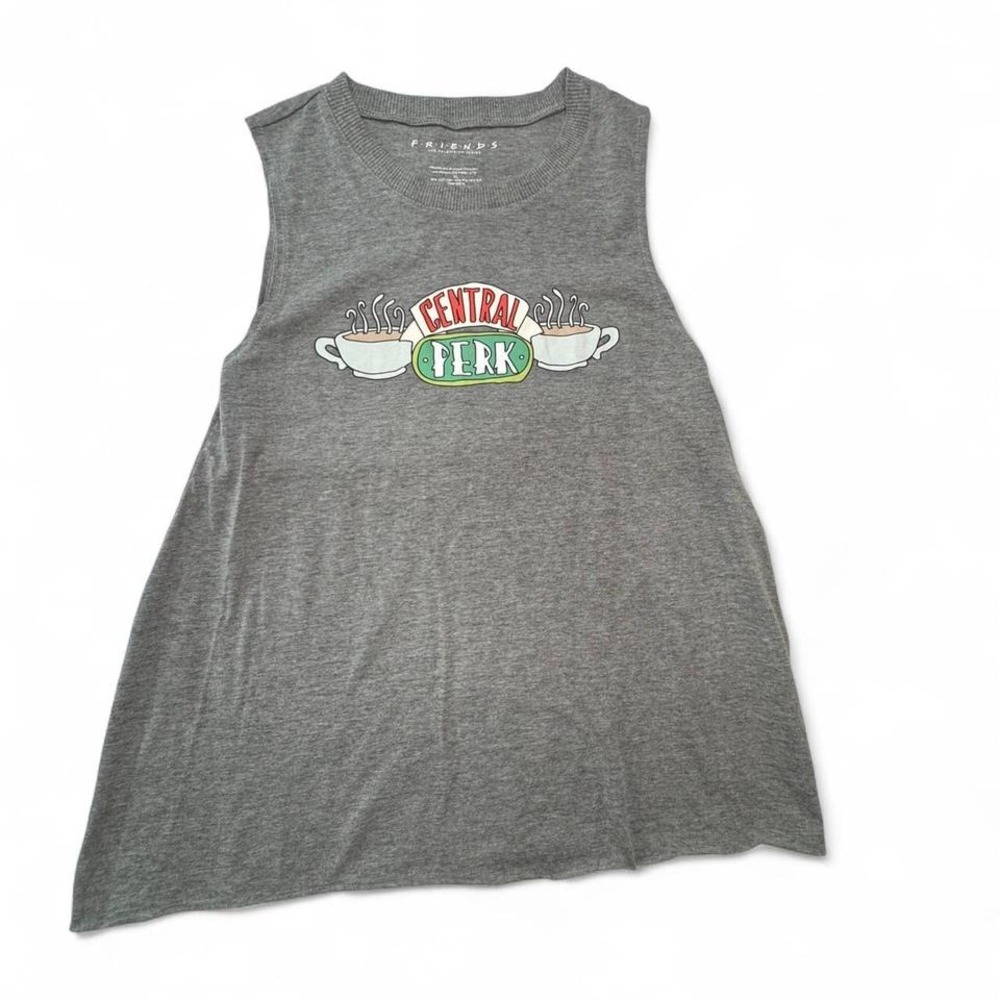 FRIENDS Central Perk Cafe Sleeveless‎ gray tank top